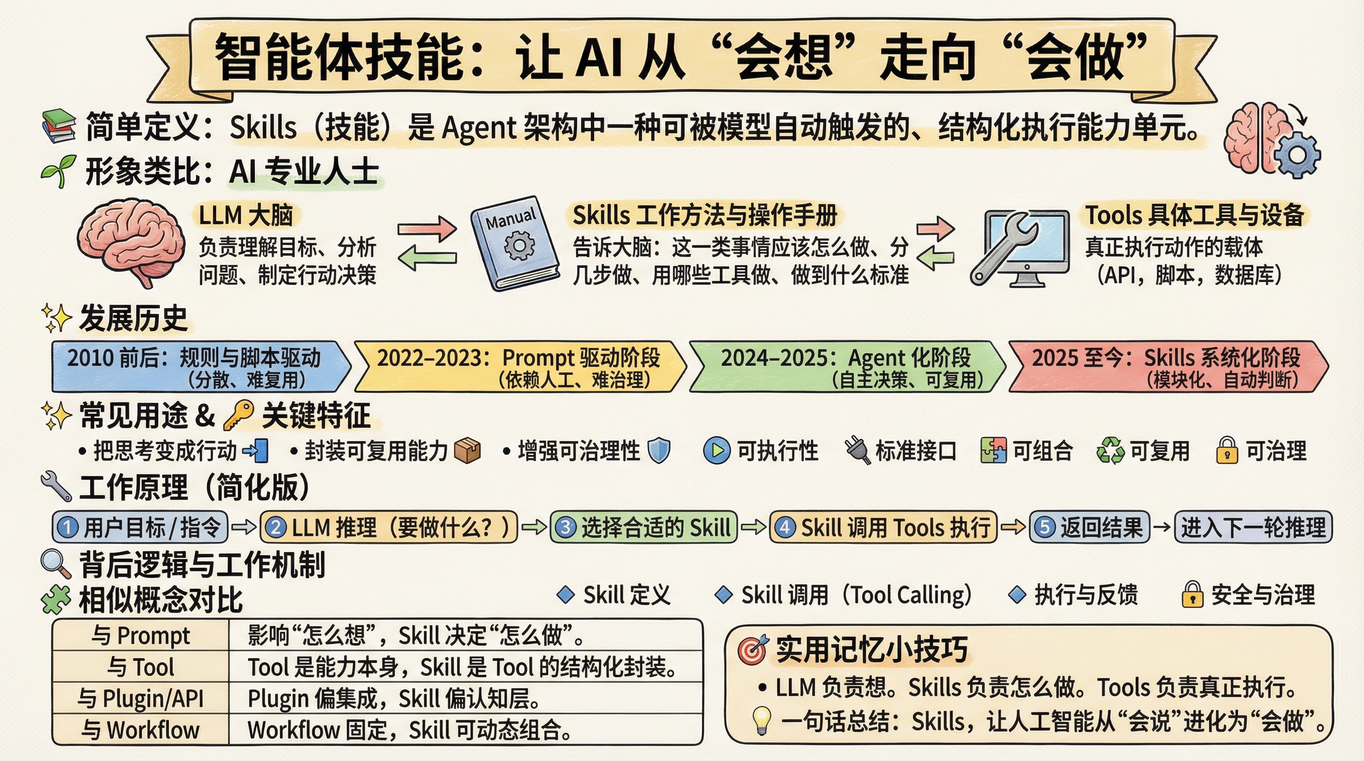 智能体技能 illustration